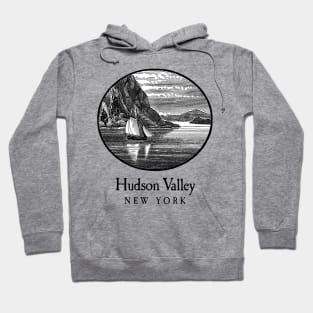 Hudson River Valley Storm King B&W Version Hoodie